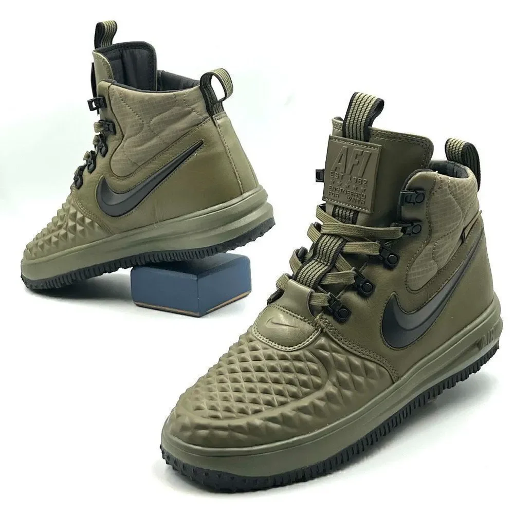 Nike Lunar Force 1 Duckboot '17 GS 'Medium Olive'